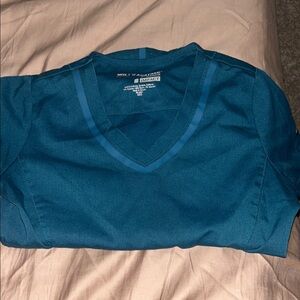 Grey's Anatomy Teal V-Neck Scrub Top